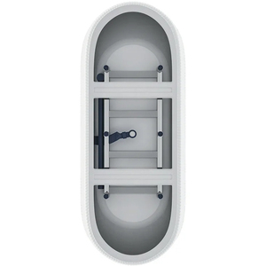 <span class=keywords><strong>Baignoire</strong></span> ovale autoportante moderne en acrylique blanc LACONCIA avec système <span class=keywords><strong>de</strong></span> drainage central cannelé et contrôle <span class=keywords><strong>de</strong></span> trop-plein - Product Image 5