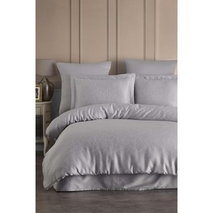 Parure de lit Varol en Lyocell Jacquard, taille Double California King - Technique de tissage satiné Lienzo, 4 pièces pour usage domestique - Product Image 1