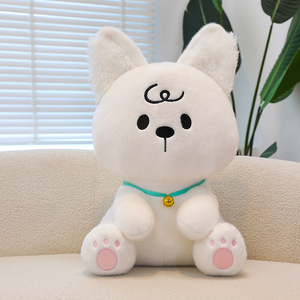 Mania Tempo Planet <span class=keywords><strong>Poppy</strong></span> mainan boneka anjing anak anjing bantal binatang lembut untuk anak-anak mainan boneka anjing pendamping tidur dengan katun PP - Product Image 5