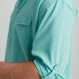 Camisa abotonada para hombre de tarifa barata, transpirable, hecha a medida, gran oferta, cómoda, tendencia superior, ropa activa, camisa abotonada con el mejor estilo - Product Image 4