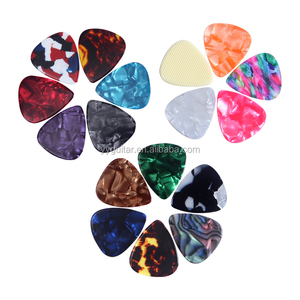 Bán Hàng Trực Tiếp 0.71Mm Độ Dày Guitar Plectrum Bán Buôn Màu Sắc Mới Celluloid Thực Tế Cá Nhân Trống Rắn Màu Guitar Chọn - Product Image 2