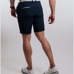 Pantalones Cortos Casuales de Golf para Hombre y Niño, Estilo Urbano, Diseño Sólido, Secado Rápido, Antiarrugas, Logotipo Personalizado de Fábrica OEM - Product Image 3