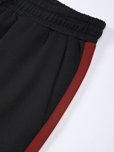 Chándal de Forro Polar Suave, Diseño de Panel, 100% Algodón, Ligero, Corte Regular, con Capucha, para Invierno, Ropa Casual, Unisex, a la Moda - Product Image 4