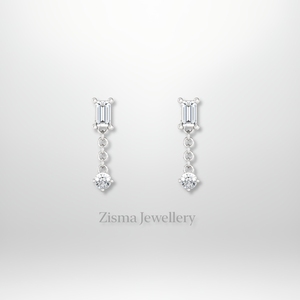 Premium Diamond <b>Stud</b> Earrings 14K Solid Gold Natural Lab Grown Diamonds IGI GIA Certified Internally Threaded Piercing Jewelry - Product Image 6