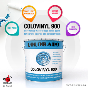 Peinture vinyle liquide Colorado de haute qualité, ultra blanche, haute opacité, excellente couverture, finition mate pour - Product Image 2