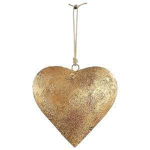 Elegante colgante de Metal decorativo corazón adornos navideños árbol de vacaciones colgante festivo decoración del hogar accesorio - Product Image 3