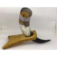 Corne à boire Viking sans danger pour les aliments véritable corne à boire tasse Viking pour mariage maison hôtel accessoires artisanat naturel - Product Image 4