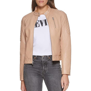 Nuevo estilo, chaqueta de invierno para mujer, chaqueta de cuero para mujer, estampado de piel, corte ajustado, cierre de cremallera, talla grande, gran oferta, nueva llegada - Product Image 1