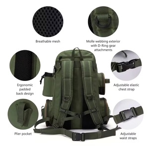 Mochila Táctica de Camuflaje Impermeable y Transpirable de 25L, Resistente a Desgarros, para Deportes al Aire Libre, Multiusos, Uniforme de Caza - Product Image 3