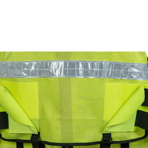 Chaleco de Seguridad para Trabajo, Transpirable, con Múltiples Bolsillos, para Construcción, con Franjas Reflectantes, Chaleco de Seguridad con Logotipo - Product Image 3