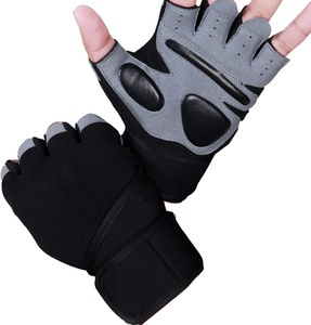 Guantes de gimnasio para entrenamiento, guantes de levantamiento de pesas para hombres y mujeres, soporte para muñecas, acolchados, agarre extra, protección para la palma. - Product Image 1