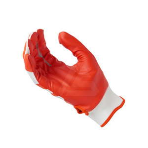 Hot Sale Leather Baseball Batting <b>Gloves</b> <b>Red</b> & White Full Finger Ambidextrous Breathable Outdoor Adult Training <b>Gloves</b> - Product Image 2