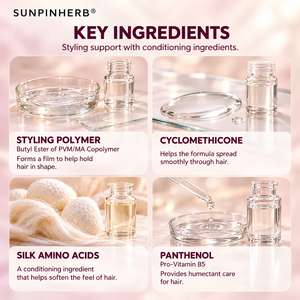 SUNPINHERB Spray Coiffant Cheveux Fixation Forte Laque Capillaire Proteine de Soie Panthenol Grossiste OEM 237ml - Product Image 5