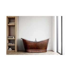 Vente chaude de haute qualité vieille baignoire autoportante en cuivre fabriquée en Inde Style vintage avec qualité d'exportation pour le trempage - Product Image 2