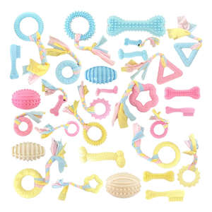 Jouets à mâcher interactifs pour chiens en caoutchouc TPR écologique, modernes, durables, qui couinent, pour le nettoyage des dents - Product Image 6