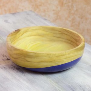 DISEÑO ARTESANAL en TAZÓN DE MADERA NUEVO REVESTIDO DE ESMALTE - Product Image 3