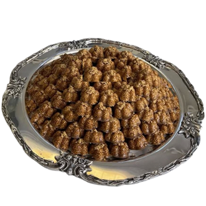 Nouveau plateau de service de bonbons de table ronde moderne en gros plateau de chocolat martelé en argent de la meilleure qualité à prix raisonnable - Product Image 4