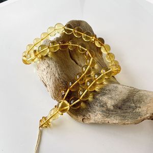 Tespih en ambre de la Baltique, couleur jaune, Misbaha 33 perles, ambre 100% naturel, chapelet en ambre jaune clair - Product Image 2