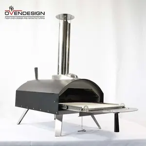 Suministro de oro proveedor tipo cajón horno de pizza estufa de leña de pellets de madera sin humo parrillas de barbacoa para fiesta