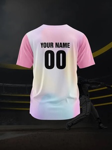 T-shirt de baseball tendance de style personnalisé Vente en gros de haute qualité Maillot de baseball à séchage rapide Maillot de baseball unisexe bon marché - Product Image 2