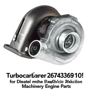 Turbocompresseur 2674369 de remplacement pour moteur diesel Perkins, pièce de machine de construction en métal - Product Image 2