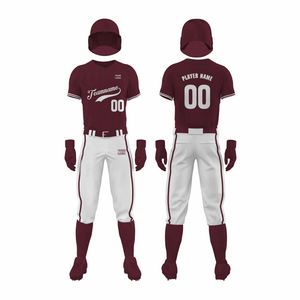 2026 medias mangas mejor venta uniforme de béisbol nuevo estilo personalizado poliéster hecho jerseys de béisbol - Product Image 4