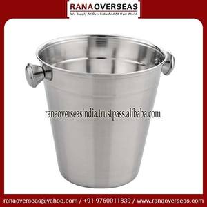 ถังน้ำแข็งสเตนเลสดีไซน์พรีเมี่ยมวินเทจใช้สำหรับงานปาร์ตี้รูปทรงและขนาดที่กำหนดเองได้ - Product Image 6