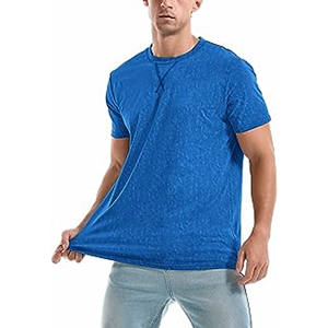 Camiseta Lisa extragrande de algodón para hombre, logotipo personalizado, estampado digital de espuma en 3D, camisetas para hombre con logotipo personalizado - Product Image 3