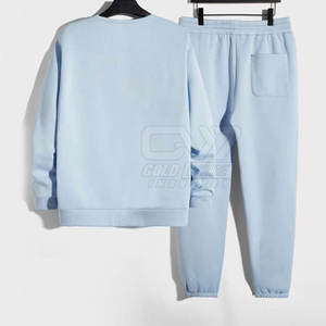 Wholesale High Quality Custom Printing Logo Men Fleece Sweat <b>Suit</b> Customized Latest Design Men Fleece Sweat <b>Suit</b> - Product Image 2