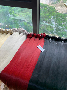 ผมต่อแบบสานสีแดงยาว30นิ้วผมคนเวียดนาม100% - Product Image 3