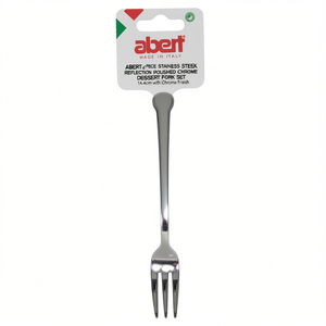 Juego de 6 tenedores para postre Abert de acero inoxidable con acabado cromado pulido reflectante de 14.4 cm - Product Image 2