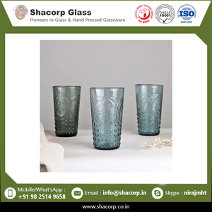 Exportador indio logotipo personalizado Color sólido victoriano hecho a mano vaso para beber a buen precio - Product Image 2