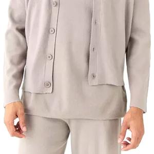 Pull tricoté d'hiver respirant personnalisé Vêtements pour hommes Cardigan en tricot décontracté - Product Image 4