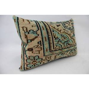 Tapis Kantha en laine beige de style bohème, 16x24 pouces, motif vintage tissé, antidérapant, écologique, amovible, lavable, 100% polyester - Product Image 2