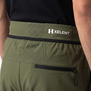 Trail Running <b>Shorts</b> with Gel Waistband Polyester Spandex <b>Zip</b> <b>Pockets</b> Reflective Custom Logo OEM Wholesale - Product Image 4