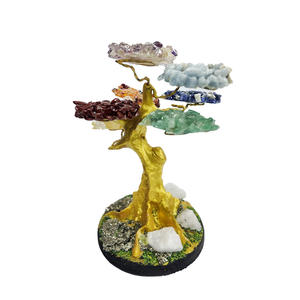 Escultura de Cuarzo Natural al por Mayor - Bonsái de Piedra Preciosa Peruana Hecho a Mano, Forma Irregular Duradera para la Paz y la Comunicación - Venta a Granel - Product Image 3