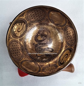 Venta al por mayor tibetano hecho a mano latón cuencos cantores arte especial Feng Shui estilo Metal artesanía - Product Image 1