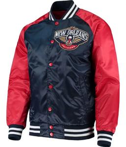 Chaqueta universitaria de satén brillante Unisex estilo bombardero retro logotipo personalizado y pedidos a granel - Product Image 3