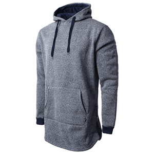 Streetgrace Custom Women's Longline Hoodie OEM Support Breathable Oversized Pullover Private Label Lined Cotton <b>Blend</b> - Product Image 1