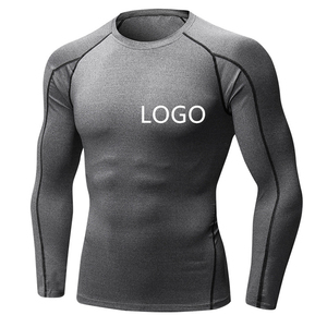 T-shirt de compression unisexe à manches longues, imprimé par sublimation, à séchage rapide, pour le BJJ, sous-vêtement de sport, course à pied, protection contre les éruptions cutanées - Product Image 3