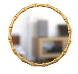 Miroir mural irrégulier noir, décoration murale avec miroir à cadre en bois pour salle de bain chambre salon entrée - Product Image 2