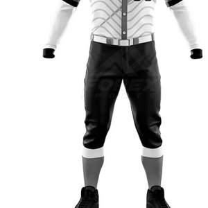 Uniforme de béisbol de diseño único hecho en fábrica, uniformes de béisbol impresos con logotipo personalizado para hombres - Product Image 6