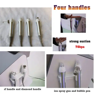 4 in 1ブラックヘッド除去スキンクリーナー顔酸素ハイドロダイヤモンドダーマブレーション水マイクロダーマブレーション美容マシン - Product Image 4