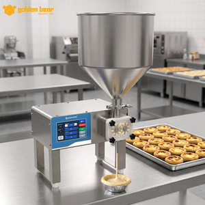 Machine de remplissage de pâte à gâteau de haute précision avec écran tactile, distributeur de crème pâtissière pour ligne de production de desserts - Product Image 4