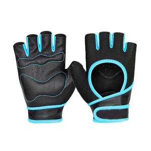 Gants de fitness demi-doigt personnalisés de haute qualité Gants d'entraînement lourds en spandex pour la dynamophilie en vente! - Product Image 2