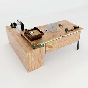 Contemporary Executive <b>Desk</b> 180x160 with Assembly Legs for Office Building & <b>Study</b>-Aton Concept HBAT022 - Product Image 2