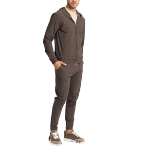 Survêtements de qualité supérieure pour hommes, ensembles décontractés respirants, vêtements de sport, veste à glissière en nylon et pantalon slim pour hommes - Product Image 4
