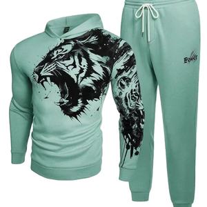 Fabricant pakistanais – Survêtement d'hiver à capuche uni pour homme, grandes tailles, OEM personnalisé, 100 % coton, faible MOQ avec couleur et logo personnalisés - Product Image 1