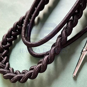 Cordon uniforme en nylon polyester léger personnalisable Plusieurs couleurs et styles avec boucle d'épaule pour une utilisation décorative - Product Image 2