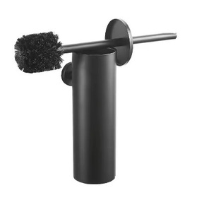 Porte-brosse de nettoyage de toilette en acier inoxydable pour salle de bain, poignée remplaçable, outil de nettoyage de commode en métal - Product Image 5